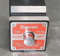 Starrett No. 657AA magnetic base with a SPI dial indicator set Made in U. S. A