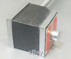 Starrett No. 657AA magnetic base with a Starrett No. 196 indicator