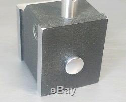 Starrett No. 657AA magnetic base with a Starrett No. 25-441 1 dial indicator