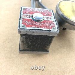 Starrett No. 657D Magnetic Base USA with Ames 201 Dial Indicator. 001 Machinist