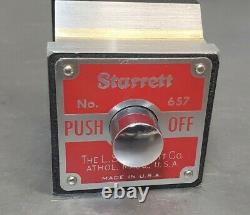 Starrett No. 657D magnetic base