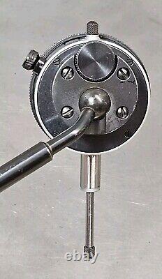 Starrett No. 657D magnetic base with No. 25-441 1 dial indicator with No. 672-2