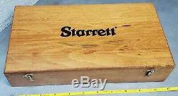 Starrett No. 657D magnetic base with No. 25-441 1 dial indicator wooden case