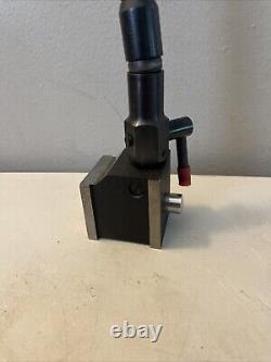 Starrett No. 657T magnetic base with Flex-O-Post