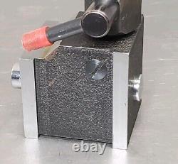 Starrett No. 657T magnetic base with Flex-O-Post