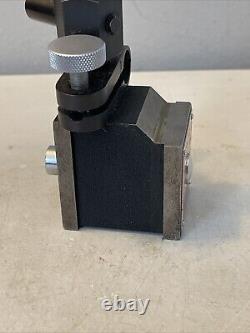 Starrett No. 657T magnetic base with Flex-O-Post