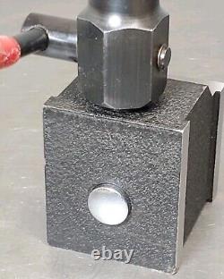 Starrett No. 657T magnetic base with Flex-O-Post