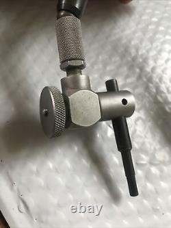 Starrett No. 657T magnetic base with Flex-O-Post