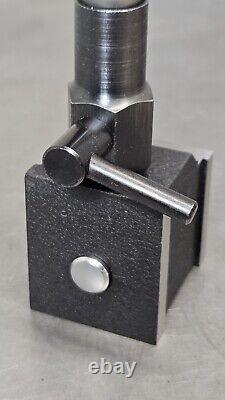 Starrett No. 657T magnetic base with Flex-O-Post