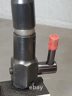 Starrett No. 657T magnetic base with Flex-O-Post