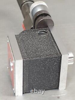 Starrett No. 657TW magnetic base with Flex-O-Post and fine adjustment 657