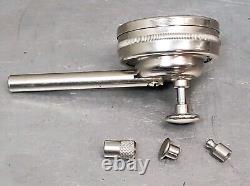 Starrett No. 657TW magnetic base with Flex-O-Post and fine adjustment 657