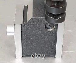 Starrett No. 657TW magnetic base with Flex-O-Post and fine adjustment 657