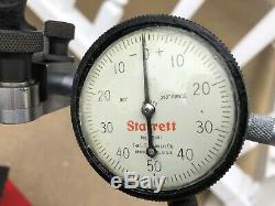 Starrett No 658 Heavy Duty Mag Base With No. 25-141dial Indicator