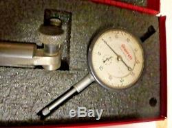 Starrett No. 659 HEAVY DUTY magnetic base with No. 25-341 dial indicator, NICE