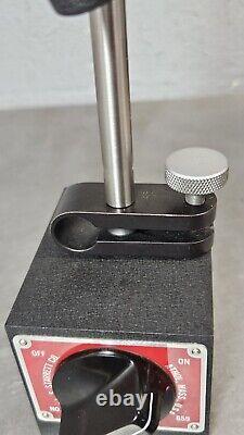 Starrett No. 659 magnetic base with No. 25-131.125 dial indicator with No. 672-2