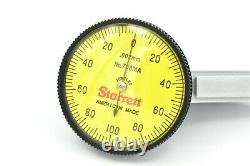 Starrett No. 708MA Metric. 002mm Jeweled Dial Test Indicator with Case USA