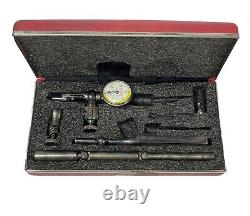 Starrett No. 711.0005 Last Word Dial Test Indicator w Case & Attachments GUC