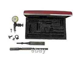 Starrett No. 711.0005 Last Word Dial Test Indicator w Case & Attachments GUC