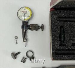 Starrett No. 711.0005 Last Word Dial Test Indicator w Case & Attachments GUC