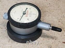 Starrett No. 81-136 dial indicator with No. 676-1 magnetic back Made in U. S. A