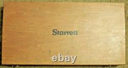 Starrett No. 82 Dial Bore Gage Set. 560-1.550 with 25-611-620 Dial Indicator