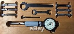 Starrett No. 82 Series Dial Bore Gage Set With Probes, Dial, Indicator And Case