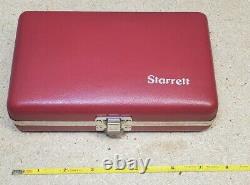 Starrett No. 82 dial bore gage set. 217 to. 594 with No. 81-111-630 indicator