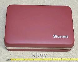 Starrett No. R709ACZ dial test indicator with a dovetail mount. 030 range USA