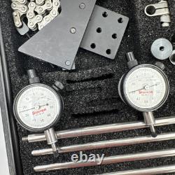 Starrett No. S668CZ shaft alignment set in fitted case