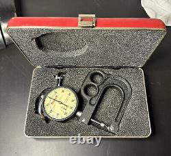 Starrett Portable Handle Dial Indicator Thickness Gage Comparator Machinist