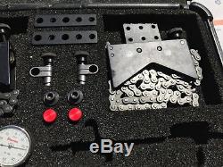 Starrett Pump Motor Shaft Alignment set chain clamps dial indicators