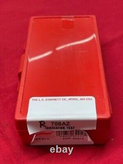 Starrett R708AZ Dial Test Indicator with Dovetail Mount Red Face IN STOCK