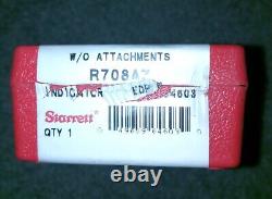 Starrett R708AZ dial indicator 0.010/ 0-5-0