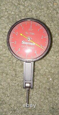 Starrett R708AZ dial indicator 0.010/ 0-5-0