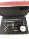 Starrett Rear Plunge Dial Indicator No. 196 With Attachments and Case