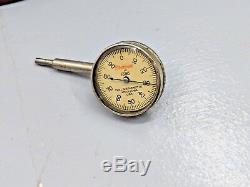 Starrett Rear Plunge Dial Indicator No. 196 With Attachments and Case, Machinist