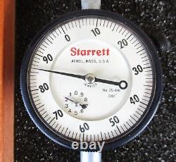 Starrett S253Z Dial Indicator Set 25-111 25-131 25-441 Beautiful In Wooden Box