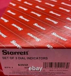 Starrett S253Z Dial Indicator Set, 25-111J, 25-131J and 25-441J IN STOCK