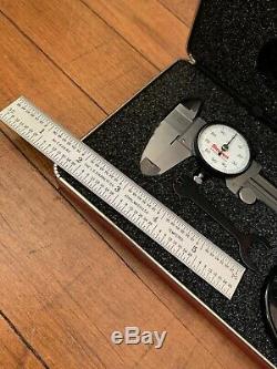 Starrett S909Z Basic Precision Measuring Tool Set Dial Indicator Micrometer Rule
