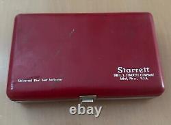 Starrett Tool Dial Test Indicator NO. 196 Universal Black Plunger Kit. Complete