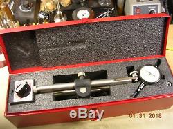 Starrett Tool No. 659 HD Magnetic Base Indicator Holder With25-145 Dial MINT Cond
