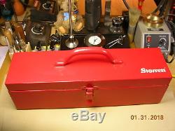 Starrett Tool No. 659 HD Magnetic Base Indicator Holder With25-145 Dial MINT Cond