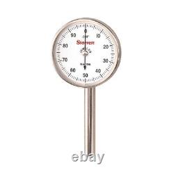 Starrett Universal Back Plunger Dial Indicator 0-100 Reading 196B1