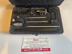Starrett Universal Dial Indicator Set, No. 645A5Z, Back Plunger with Case