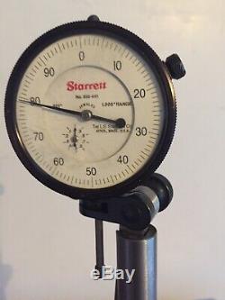 Starrett dial indicator magnetic base