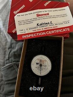 Starrett dial indicator's. 0001 and. 0005