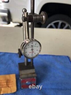 Starrett no 196b dial indicator with mag base