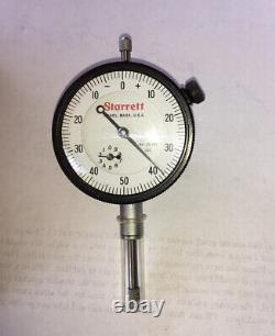 Starrett no. 25-341P dial indicator 0-1 range
