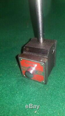 USA Made -STARRETT No. 657 Magnetic Base with dial indicator EXCELLENT cond